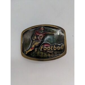 Football sports Vintage Indiana Metal Craft 1979 belt buckle eb